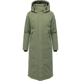 Wintermantel NAVAHOO "Wintermantel Schneewächter 14", Damen, Gr. XS, grün (olive leaf), Obermaterial: 100% Polyester PES.  Obermaterial: Futter: 100% Polyester PES. 100% Polyester PES., Mäntel Wintermantel