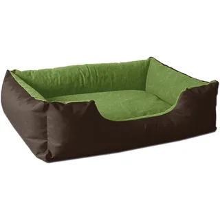 Hundebett L - Hundekissen - Hundekorb - Hundecouch - Hundesofa - Bezug abziehbar, Waschbar, für Mittel-Kleine Hunde