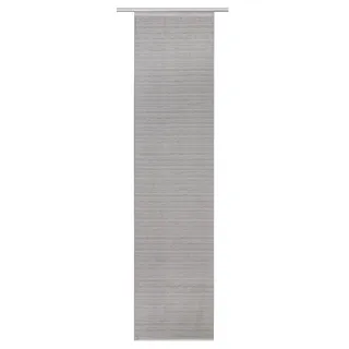 Verdi Schiebevorhang Maja 60x245 cm 1 Stück GRAU Matt-Glanzeffekt