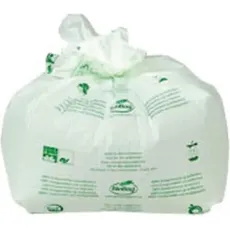 Biobag International Kompostierbare Beutel biobag, 30 l, 51 x 60 cm, 30 my, Rolle mit 25 Beuteln, Abfallsack