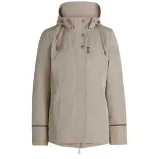 Sommerjacke GIL BRET "Sommerjacke mit Kapuze", Damen, Gr. 44, beige (powder pearl), Obermaterial: 100% Polyester PES., Jacken Sommerjacke