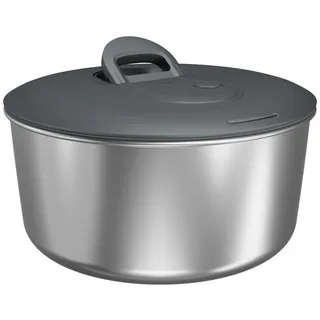 Zyliss Easy Spin Salatschleuder Edelstahl 27 cm 6 Liter schwarz