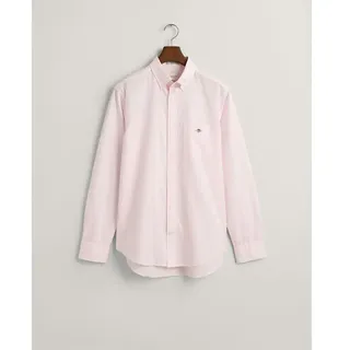 GANT Reg Stripe Langarmhemd - Light Pink - L