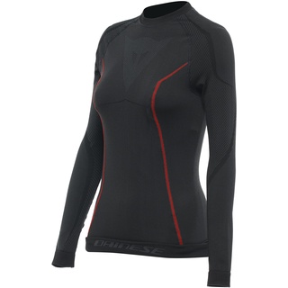 Dainese Thermo LS Lady Baselayer-Shirt, Schwarz/Rot, XS/S