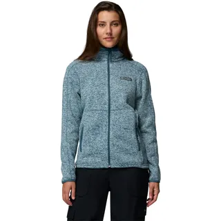 Columbia Damen Sweater WeatherTM Full Zip II Fleecejacke Mit Durchgehendem Reißverschluss, Everblue Heather, XL EU