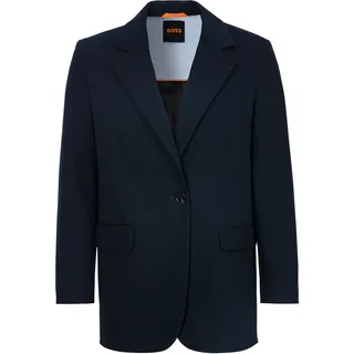 BOSS ORANGE Kurzblazer »C_Jasoina«, mit Knopfverschluss, blau