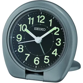 Seiko Clock Reisewecker analog grau QHT018T