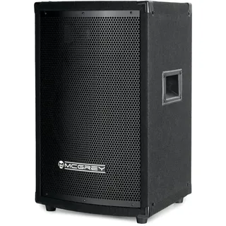 McGrey TP-10 DJ PA Lautsprecher Box 25cm (10“) Subwoofer 400W (Passiv, 2-Wege System, Holzgehäuse)