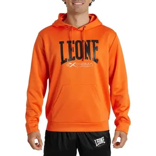 Leone Extrema Logo Kapuzenpullover, Größe L - Orange