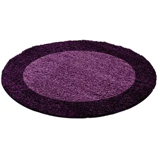 Ayyildiz Hochflor-Teppich "Life lila, Ø ca. Ø:160cm,
