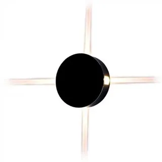 Lampe Zum Wand LED Schwarze 4W Wall Light IP65 Form Rotunde V-TAC VT-706 4000K