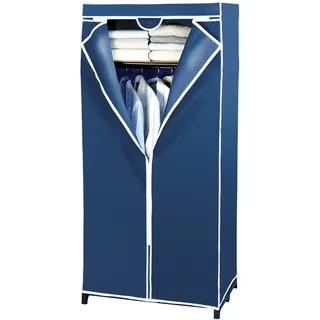Wenko Stoffschrank Air 75 x 160 x 50 cm Blau