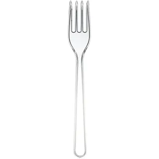 commerline Plastikgabel | Plastikbesteck Plastikgabeln | Robust Plastik Gabel | Party Besteck Wiederverwendbar Kuchengabeln | Spülmaschinenbeständig gemäß