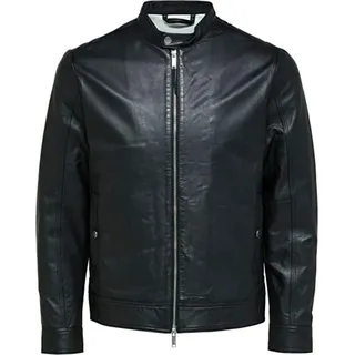 Selected Archive Classic Leather Jkt W Noos Lederjacke - schwarz,