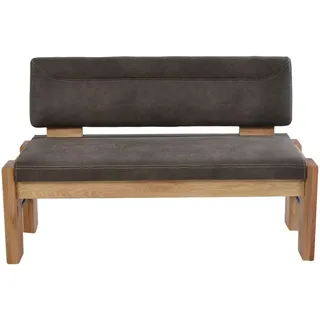 K+W Komfort & Wohnen Polsterbank gepolsterte Stauraumbank, Massivholz, in 2 Breiten 161cm oder 181cm,