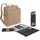 Wickelrucksack Wickeltasche mit Zubheör veganes Leder/Tender Backpack camel
