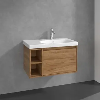 Villeroy & Boch Skyla Waschtischunterschrank 77,2 x 43,6 cm, 1 Auszug, Stauraum links