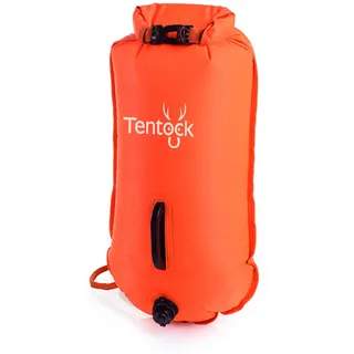 Tentock Schwimmboje Schwimmhilfe Erwachsene Outdoor Wassersport Neu aufgerüstet für 2026 Schwimmen Rettungsring SchwimmgüRtel Tauchboje Schwimmkissen wasserdichte Tasche Beutel Nasstasche/28L(Orange)