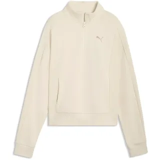 Puma Class Relaxed Half-Zip Crew Beige L