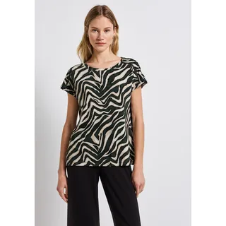 STREET ONE STREET ONE, Shirttop mit All-Over Print, grün