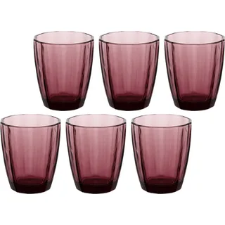 Rose&Tulipani 6er-Set Gläser 320 ml lila R116500013Z - Dunkelrot