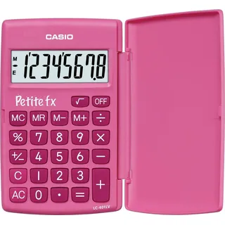 Casio LC-401LV Petite fx Grundschulrechner, pink