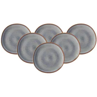 Villeroy & Boch Frühstücksteller Lave ø 23 cm beige 6er Set