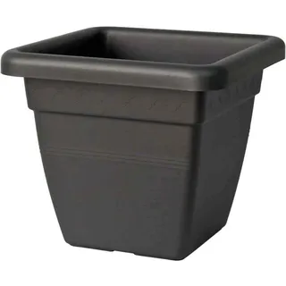 Kübel Krea quadratisch 35cm anthrazit Pflanzen Blumen Garten Terrasse Balkon NEU