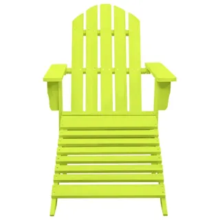 vidaXL Adirondack-Gartenstuhl 147,5 x 147,5 x 88,5 cm grün