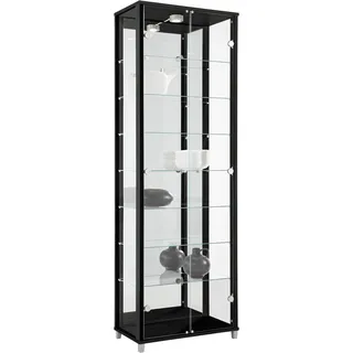 fif Möbel »OPTIMA«, Standvitrine/Glasvitrine 2x Glastür,perfekt für Sammler,Sammlervitrine