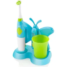 ETA, Elektrische Zahnbürste, ETA129490080 ZUBNIČKA Toothbrush with water cup and holder, Long run time, 2 AAA battery, White/