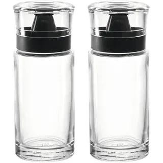 LEONARDO Menage-Set »Öl- und Essigspender CUCINA« Essig- und Ölflaschen-Set aus Glas, spülmaschinengeeignet, farblos