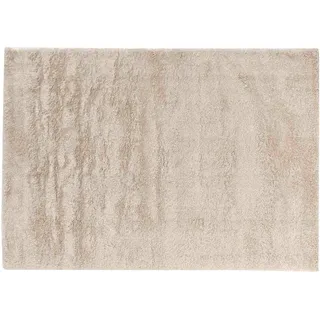 Douceur d'Intérieur Tango rechteckiger Teppich (120 x 170 cm), Natur, Shaggy, einfarbig