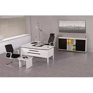Luxus Büro Set Arbeitszimmermöbel Eckschreibtische Office Möbel Holz