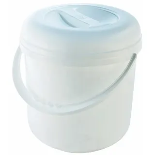 Deckeleimer 10 lt. - weiß, blau, granit