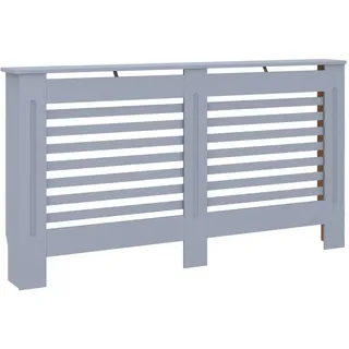 vidaXL Heizkörperverkleidung Anthrazit 152x19x81,5 cm MDF - Grau