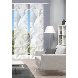 Vision FLYNN Schiebegardine Paneelwagen 60 x 260 cm Grau 2 St.