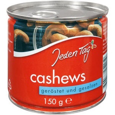 Cashews geröstet & gesalzen 150g von Jeden Tag