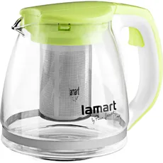 Lamart Glass teapot, Glas, Green, 12,5 x 12,5 x 14 cm