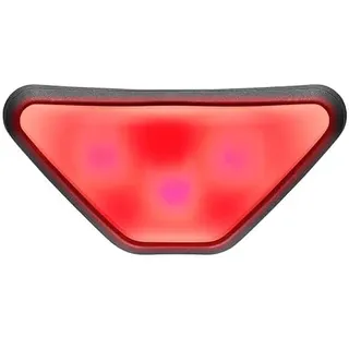 Uvex Plug-in LED – passend für uvex urban Planet - Zubehör für Damen und Herren - inkl. Klippbefestigung - Dauer- oder Blinklicht - Black-red - one Size