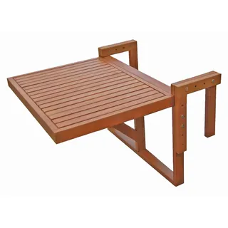 Garden Pleasure Balkonhängetisch 65 x 60 x 44 cm Braun