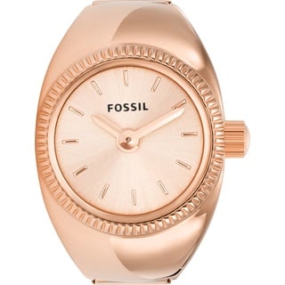 Fossil Damen Analog Quarz Uhr mit Edelstahl Armband ES5247