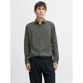 JACK & JONES Langarmhemd »JPRBLAPARKER Slim Fit Hemd, atmungsaktiv, ideal für den Alltag« Baumwolle, slim fit,