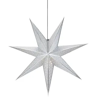 Markslöjd Hängestern Glitter silber, H 45 cm x T 16 cm x L 45 cm - Silber