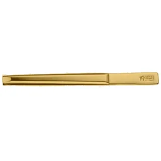 Pfeilring Pinzette gerade 8 cm gold