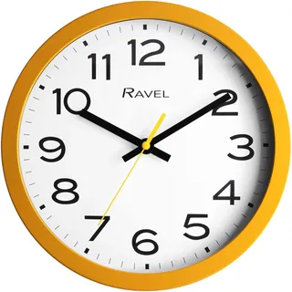 Ravel Moderne Wanduhr 25 cm RWC.25.9 orange