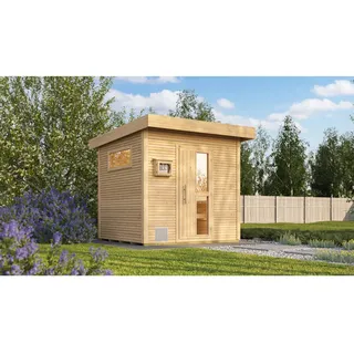 Weka Kuopio Set, 9 kW-Ofen mit analoger Steuerung, natur