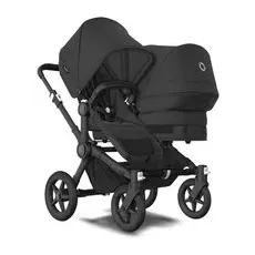 bugaboo Geschwisterwagen Donkey 5 Duo Complete Black/Midnight Black