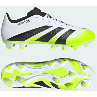 adidas Predator Club FG/MG Unisex Cloud White/Core Black/Lucid Lemon 44 2/3