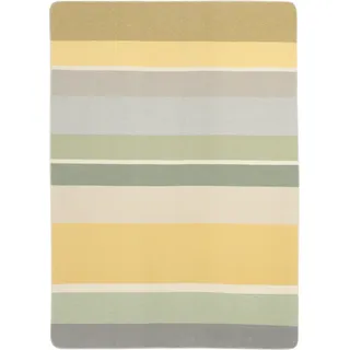 Biederlack Wohndecke Stripe Delight 150 x 200 cm Gelb/Grün